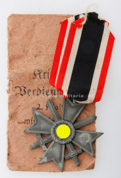 Kriegsverdienstkreuz 2. Klasse 1939 mit Schwertern mit Tüte