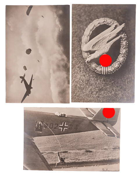 3 Fotos Fallschirmtruppe