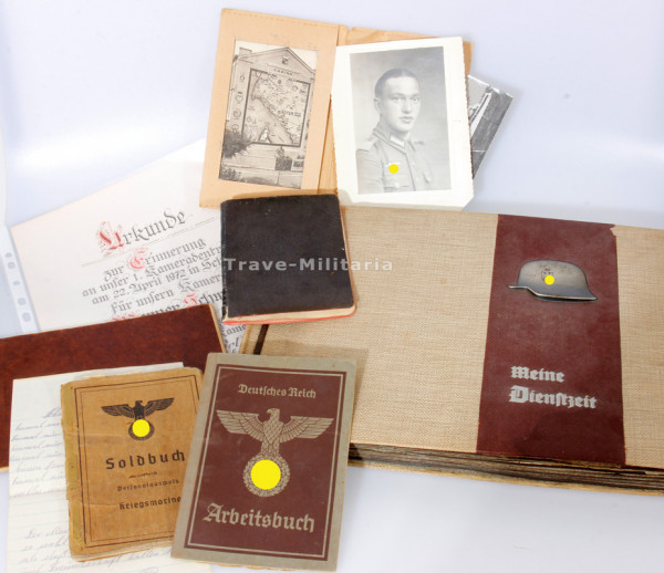 Nachlass Werner Schmidt Marine-Artillerie Abt. 284 Frankreich