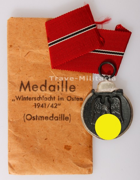 Medaille Winterschlacht im Osten mit Verleihungstüte