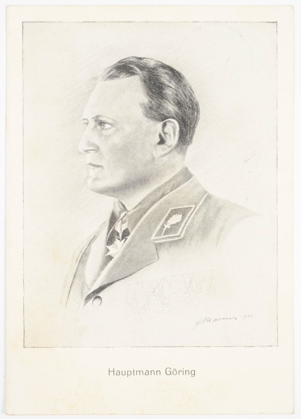 Postkarte "Hauptmann Göring"