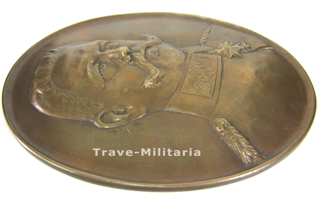 Plakette aus Bronze Hindenburg Antiquitäten Trave Militaria Orden