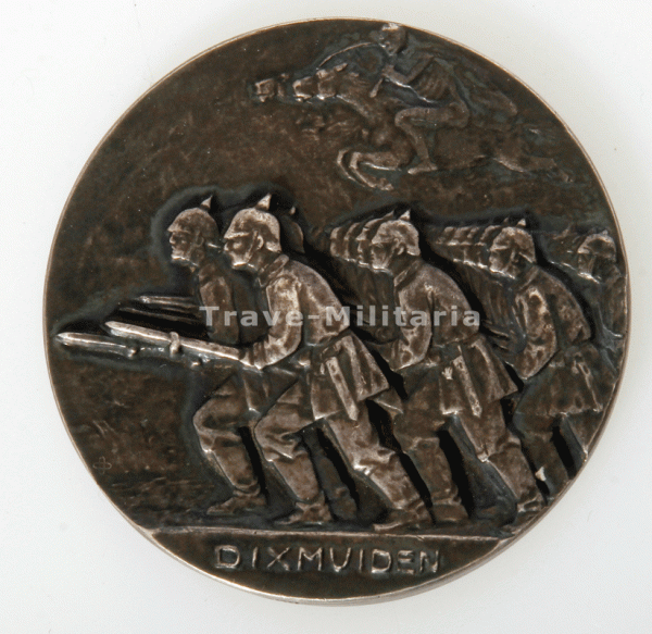 Gedächtnismedaille Dixmuiden "Haltet aus im Sturmgebraus"