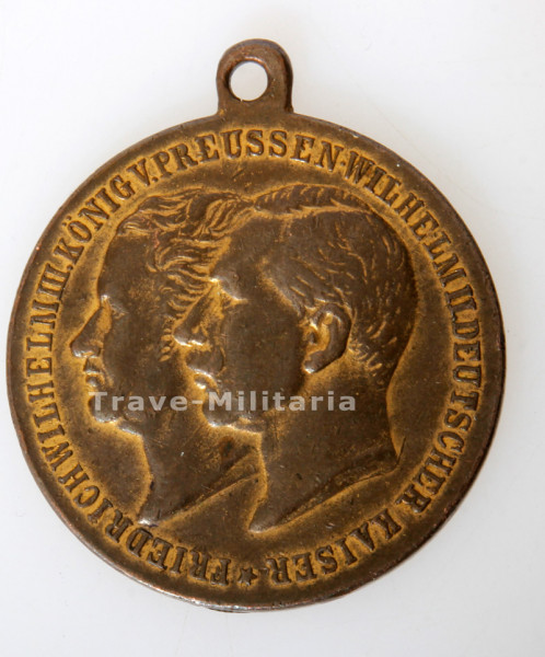 Medaille 100 Jahre Infanterie- Regiment Freiherr von Sparr No 16