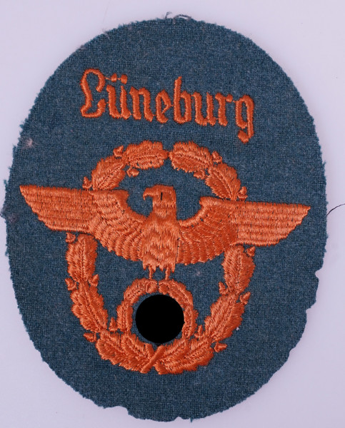 Polizei III. Reich Ärmeladler Gendarmerie Lüneburg