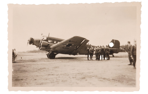 Foto Ju 52 Ankunft Generaloberst Jodl 1943