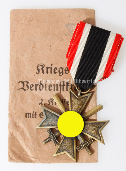 Kriegsverdienstkreuz 2. Klasse mit Schwertern mit Tüte