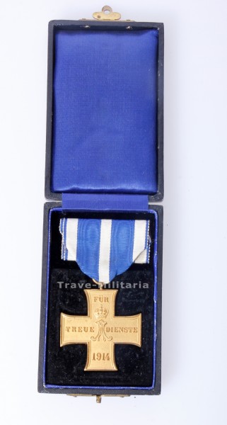 Schaumburg-Lippe Kreuz für Treue Dienste 1914 im Etui