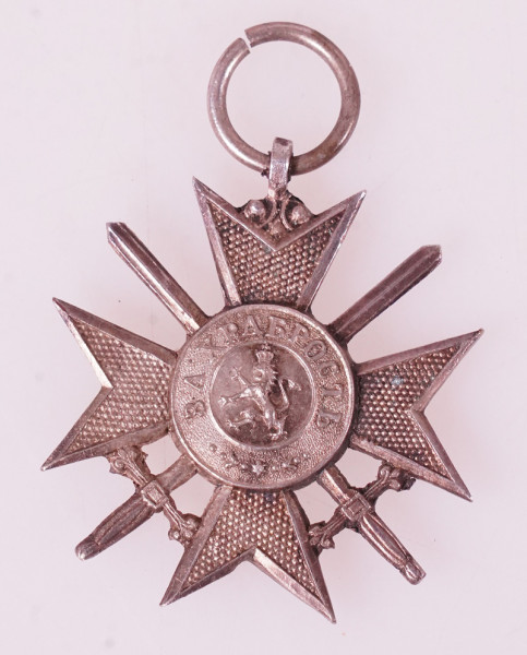 Bulgarien Silbernes Militärverdienstkreuz mit Schwertern 1915