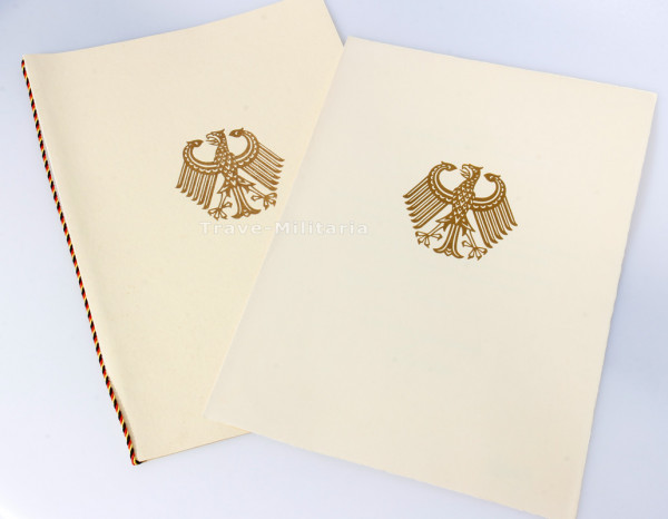2 Urkunden Bundeswehr Major Hermann Forbiger