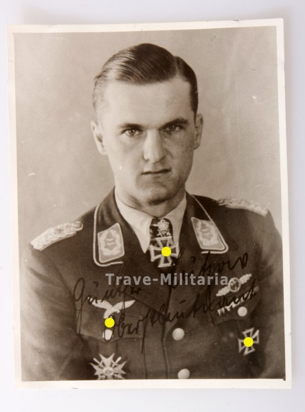 Foto Günther Lützow mit U Oberstleutnant Günther Lützow