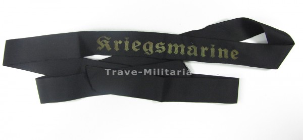 Kriegsmarine Mützenband "Kriegsmarine"