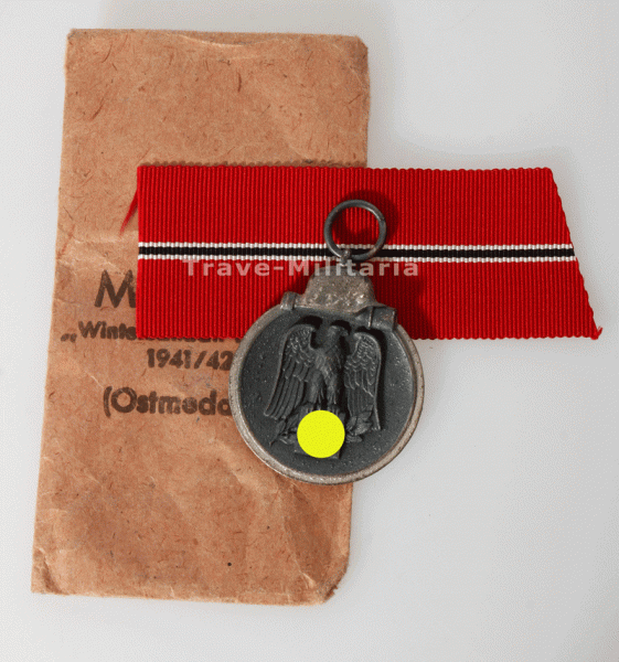 Medaille Winterschlacht im Osten 1941/42 mit Tüte