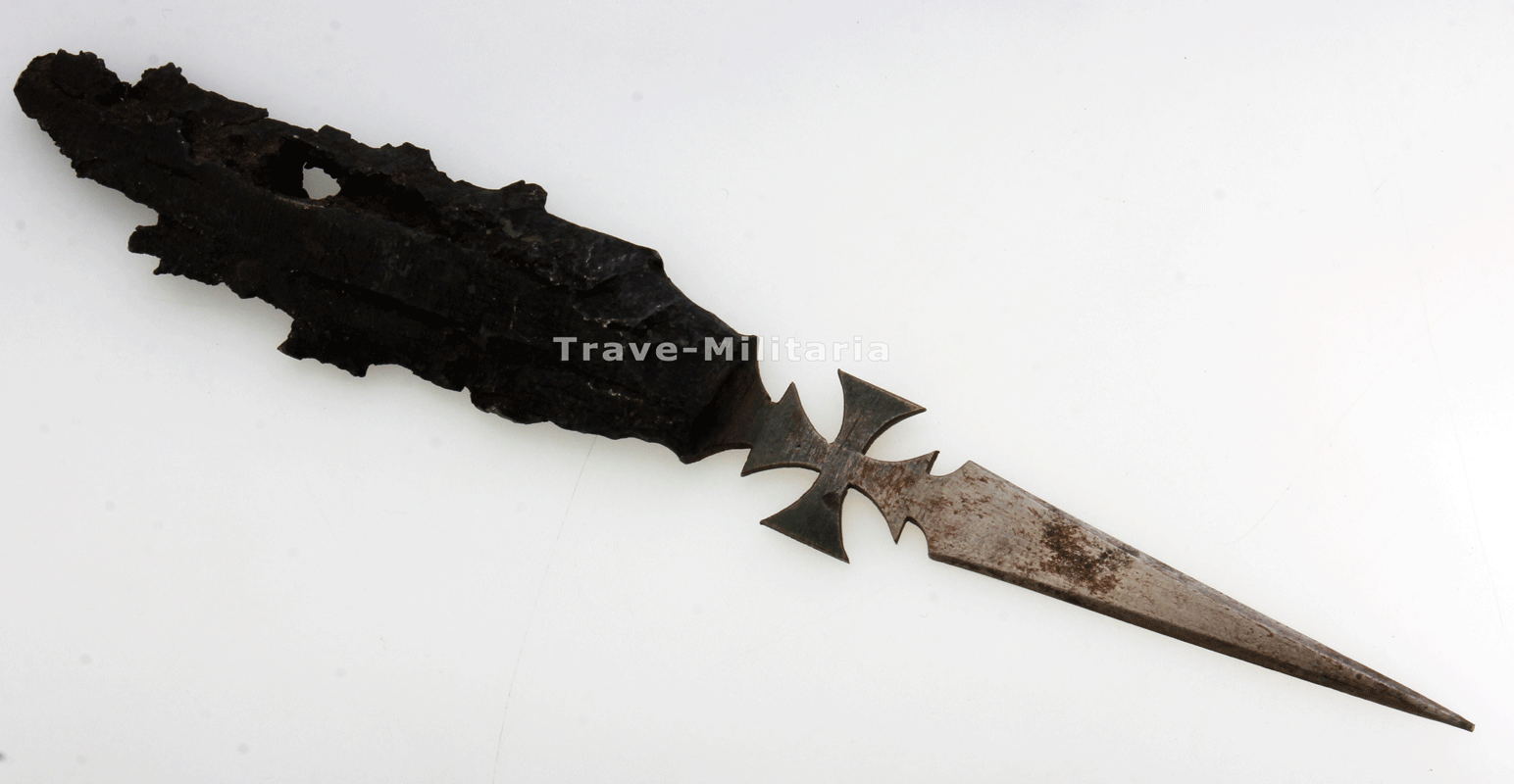 Patriotischer Brieföffner aus Granatsplitter | Archiv | Trave Militaria ...