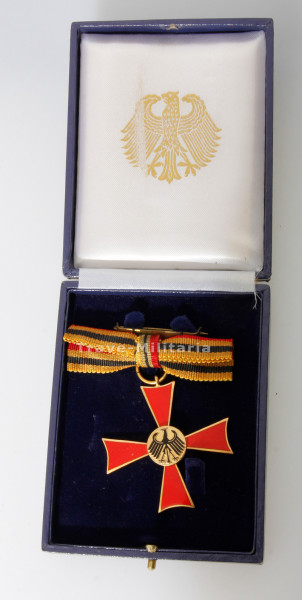 BRD Verdienstkreuz am Bande im Etui