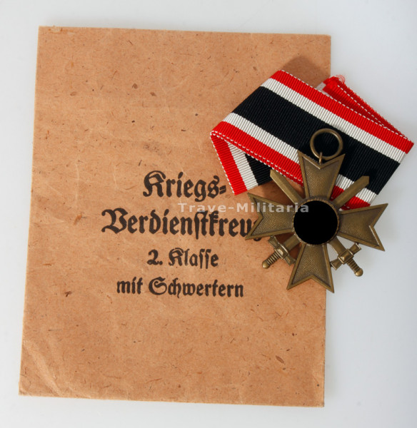 Kriegsverdienstkreuz 2. Klasse mit Schwertern mit Tüte 1939