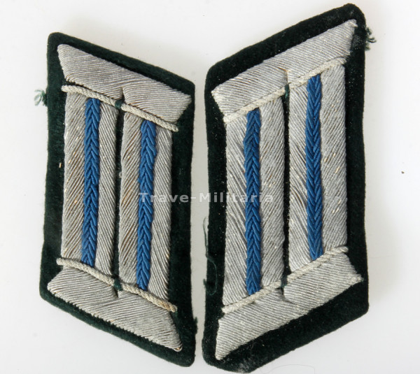 Wehrmacht Heer Paar Kragenspiegel Militärarzt