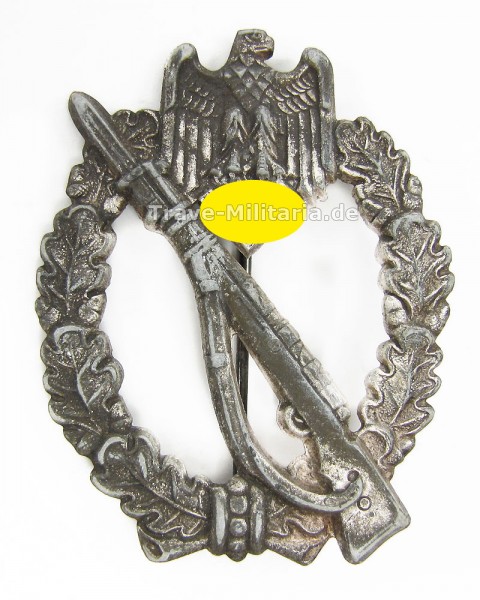 Infanteriesturmabzeichen in Silber Hersteller Aurich