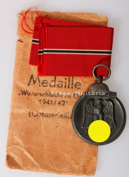 Medaille Winterschlacht im Osten mit Verleihungstüte