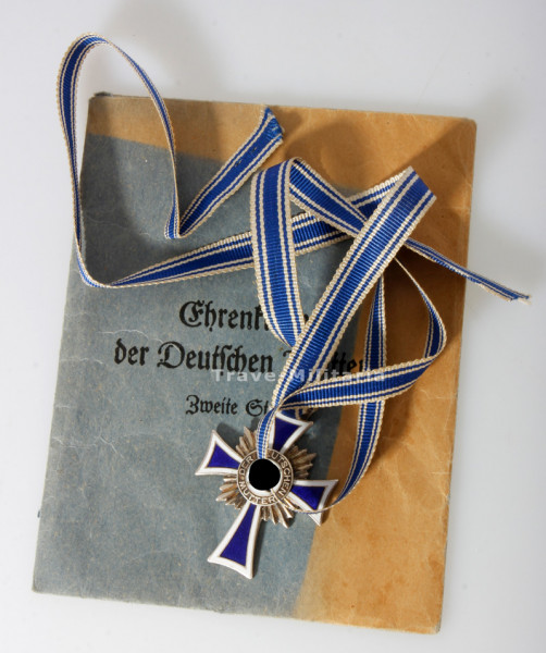 Ehrenkreuz der Deutschen Mutter in Silber mit Tüte