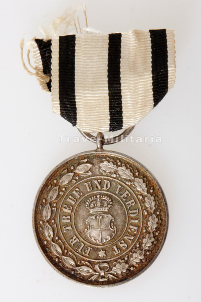Fürstlicher Hausorden von Hohenzollern Silberne Verdienstmedaille 3. Modell 2. Ausgabe