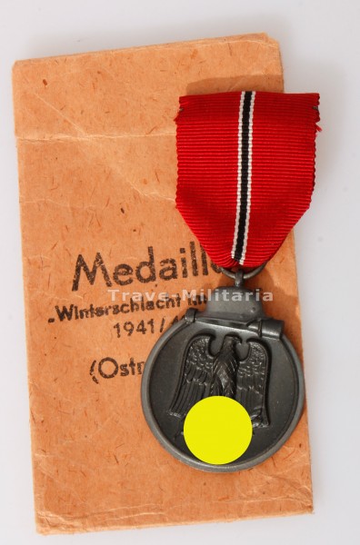 Medaille Winterschlacht im Osten 1941/42 mit Tüte