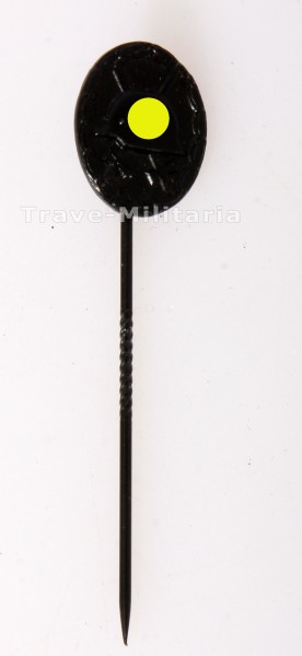 Miniatur Verwundetenabzeichen in Schwarz 1939
