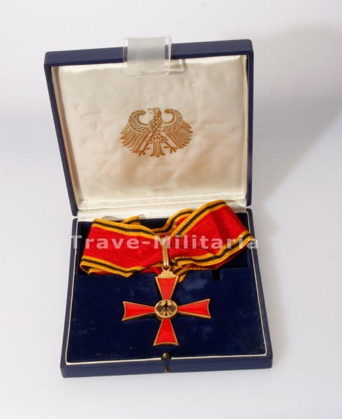 Bundesrepublik Deutschland Großes Verdienstkreuz am Halsband in Verleihungsetui