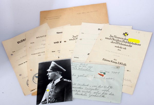 Ritterkreuznachlass Wilhelm Lehner Pz. Gren. Rgt. 40 Ritterkreuz