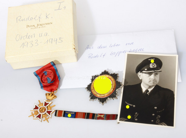 Deutsches Kreuz in Gold ,Koppenhagen Kommandant T25
