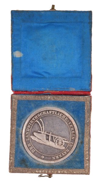 Der Landwirtschaftliche Verein in Bayern Verdienstmedaille in Silber im Etui