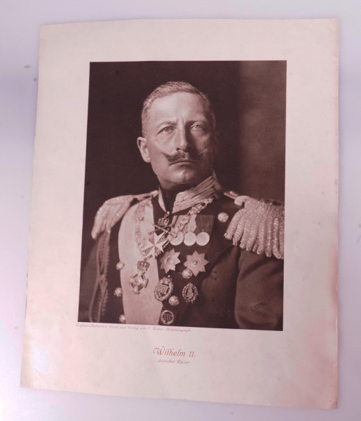 Druck Wilhelm II. deutscher Kaiser