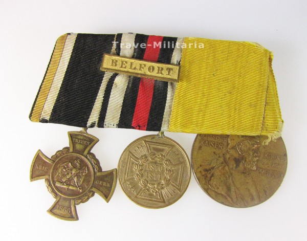Ordenspange Kämpfer 1866, 1870/71