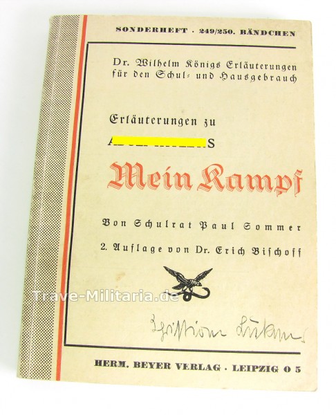 Erläuterungen zu Adolf Hitlers Mein Kampf