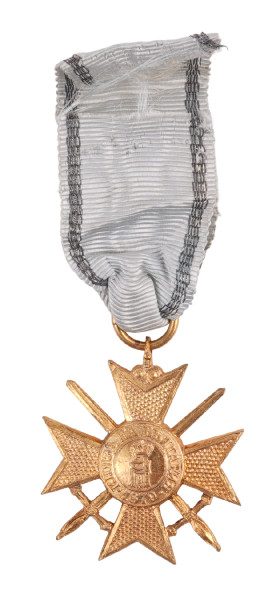 Bulgarien Militärverdienstkreuz mit Schwertern in Gold