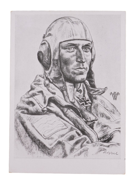 Willrich-Karte Hauptmann Hozzel Norwegen - Kämpfer