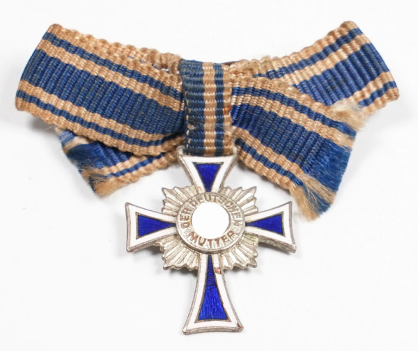 Miniatur Ehrenkreuz der Deutschen Mutter in Silber