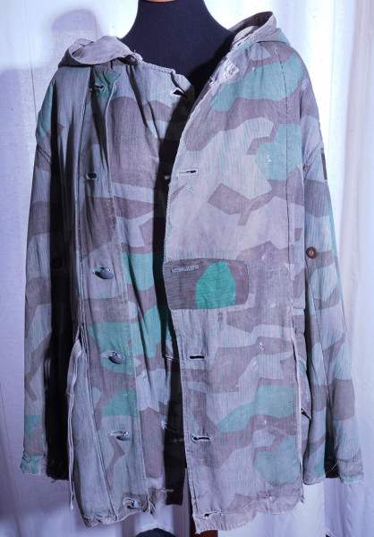 Wehrmacht Winterwendejacke Wendeparka Tarnjacke Splittertarn