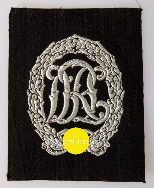 Deutsches Reichssportabzeichen DRL in Silber Stoffabzeichen