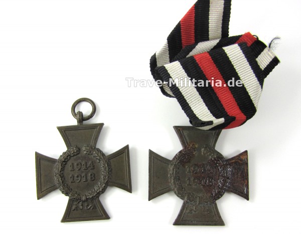 2 Ehrenkreuze für Kriegsteilnehmer