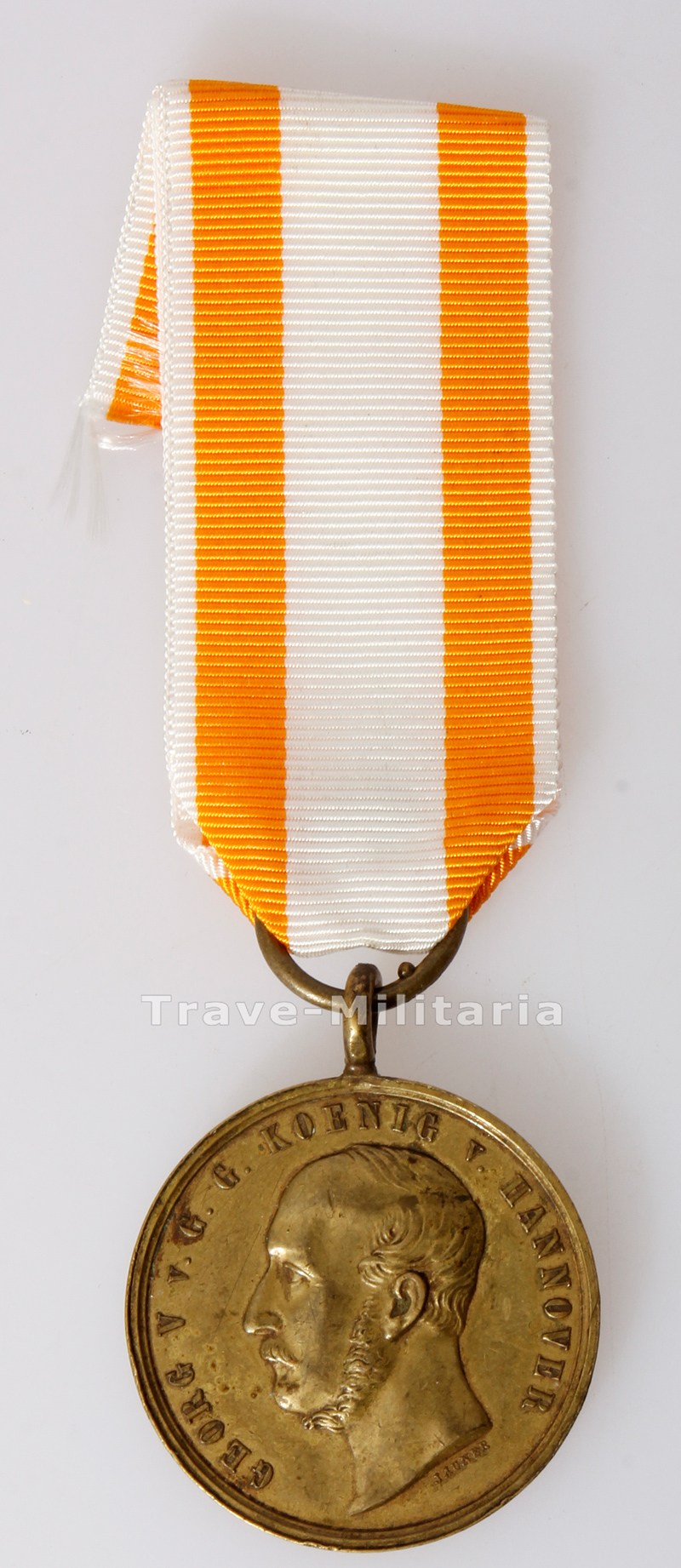 Hannover Langensalza Medaille Ordensband 30mm Breit 50cm Abschnitt GP=18€/M 