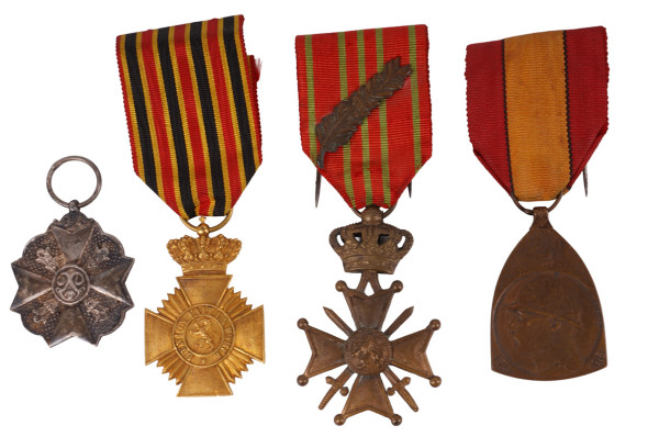 4x Belgische Orden