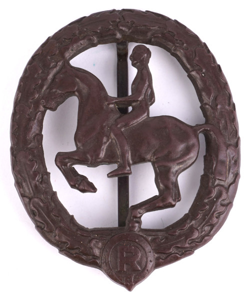 Deutsches Reiterabzeichen in Bronze 1930