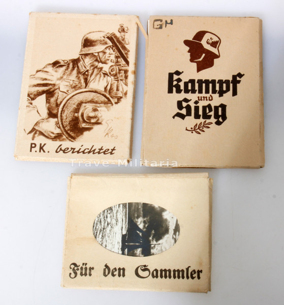 3x Sammelbilder 2x Wehrmacht 1x maritim