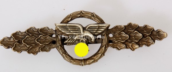 Frontflugspange für Transportflieger in Bronze