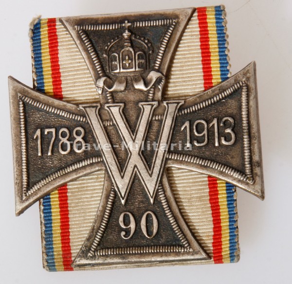Mecklenburg-Schwerin Erinnerungsspange 125 Jahre Füsilier-Regt. No. 90