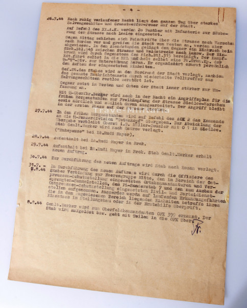 Foto Generalleutnant Ludwig Merker mit Originalunterschrift Archiv