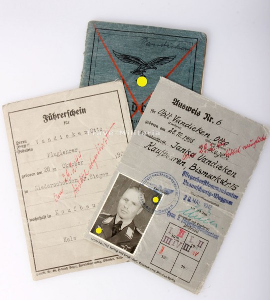 Stalingrad Soldbuch und Ausweise Deutsches Kreuz in Gold