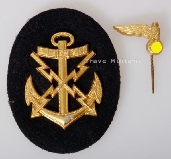 Kriegsmarine Ärmelabzeichen für einen Fernschreiber- Maaten