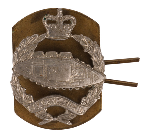 Großbritannien Mützenabzeichen Royal Tank Regiment
